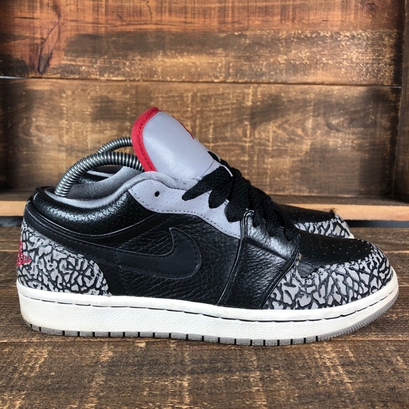 jordan 1 low black cement